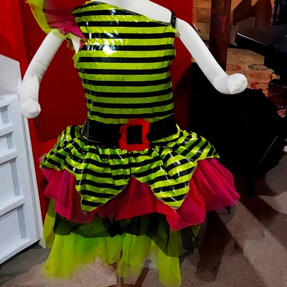 Punk rock witch halloween costume